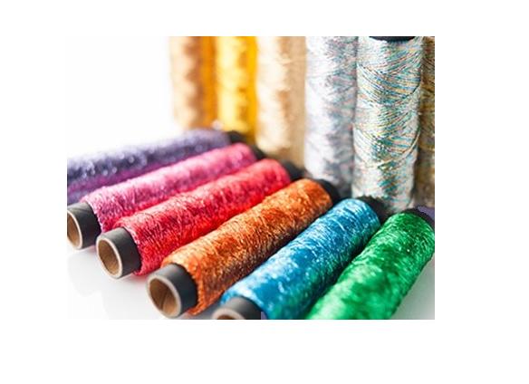 日本製の手刺しゅうラメ糸 にしきいと nishikiito LECIEN COSMO 20m巻 素材:キュプラ、ポリエステル、ナイロン　1～20