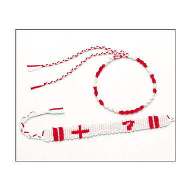 メーカー廃番　オリムパス・手芸キットワールド ミサンガPR-22イングランド