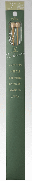 クロバーあみ針棒針 匠 2本針 3号 54−203