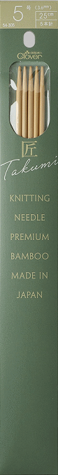 クロバーあみ針「匠」5本針　25cm　5号54-305