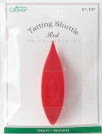 クロバー　手芸用品タティングシャトル　レッド57−197