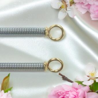 在庫限りジャスミン　スプリング口金　　K15（2本組）　内寸15cm