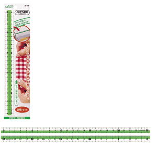 クロバーソーイングどこでも定規　25cm25−058