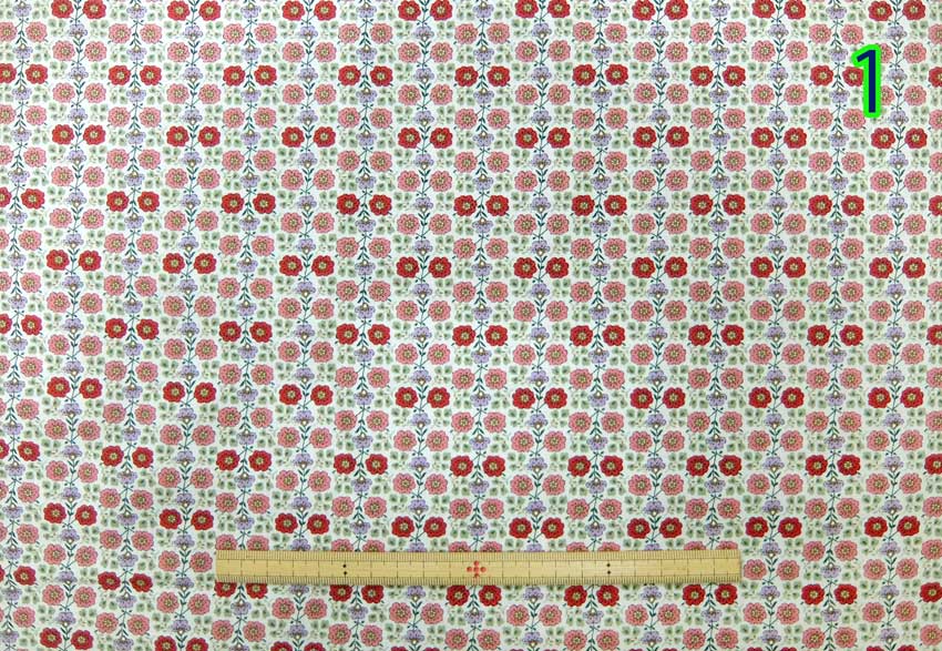 花柄 コットン生地 88-0726 112cm巾　綿100％ 商用利用可能