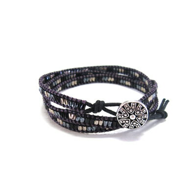 ミユキ　MIYUKIビーズアクセサリーキットメタリック・ラップブレスレットBFK278