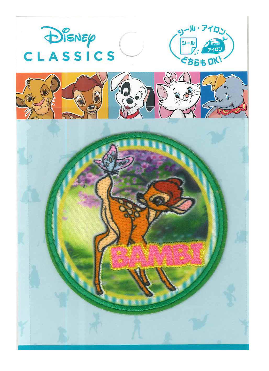 MY 493【バンビ】ディズニー Disneyキャラクターワッペン アップリケMY6501-MY493