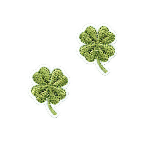 キャラクターワッペン アップリケ ミニワッペン クローバー ORG350-23422 シール・アイロン接着