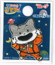 T03Y1781キャラクターワッペン アップリケ【宇宙なんちゃら こてつくん】(おたま)ワッペンT03Y1781【ししゅうデコシール】アイロン・シール両用