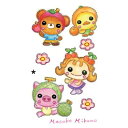 ミニデコアートリボン DSキグルミフルーツ 0148-54 75×125mm 青山リボン アイロン接着 エプロン・テーブルクロス・バッグ・Tシャツ等に ネコポス発送可能