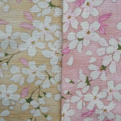 コットンサザンクロスドビー織り生地布和柄桜さくら文様ＫＴＳ６８５０コットンこばやし商用利用可能
