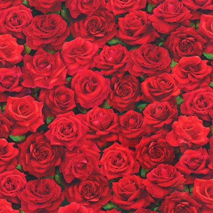 生地 布 輸入 USAコットン イメージニングス ローズ SRKD18896-97 バラ 薔薇 花柄 ロバートカフマン 商用利用可能