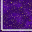 輸入 USAコットン 生地 布 タイムレストレジャーズ スターリースカイ CM2546-Purple 入園入学 宇宙 星の夜空 満天の星商用利用可能