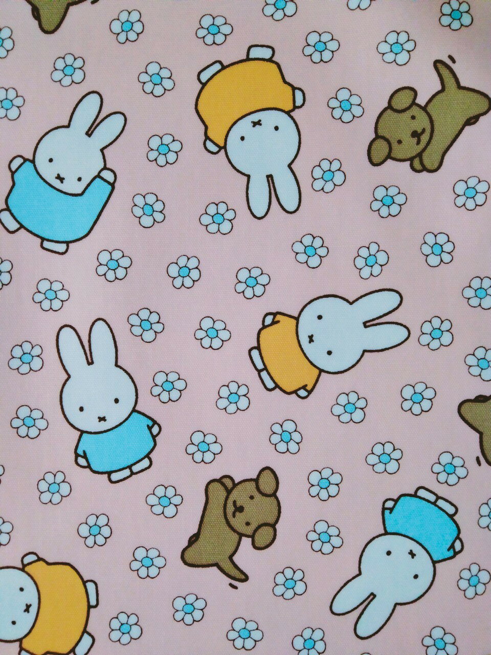 キャラクター ラミネート生地 布 ディック・ブルーナ ミッフィー GL2021−1Bピンク 2023年 入園入学 　ペンケース　ポーチ　ビニールバック商用利用不可