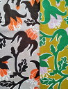 コットンリネン プリント シーチング生地 布 トロピカルフラワー 花柄 AP35807-2 商用利用可能 JAPAN FABRIC