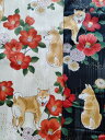 メーカー完売 柴犬柄 生地 布 INU HR3430-12 QUILT GATE キルトゲイト 百華繚蘭 和柄 動物柄 イヌ柄 金ラメ装飾 JAPAN FABRIC 商用利用可能