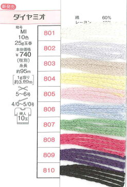 ダイヤ毛糸　　ミオ（廃盤色のみ）在庫限り