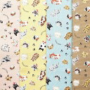 メーカー完売 オックス生地 布 プチアニス スモールキャット LOB59030-1 petits amis small cats 小柄 ネコ ねこ 猫柄 商用利用不可