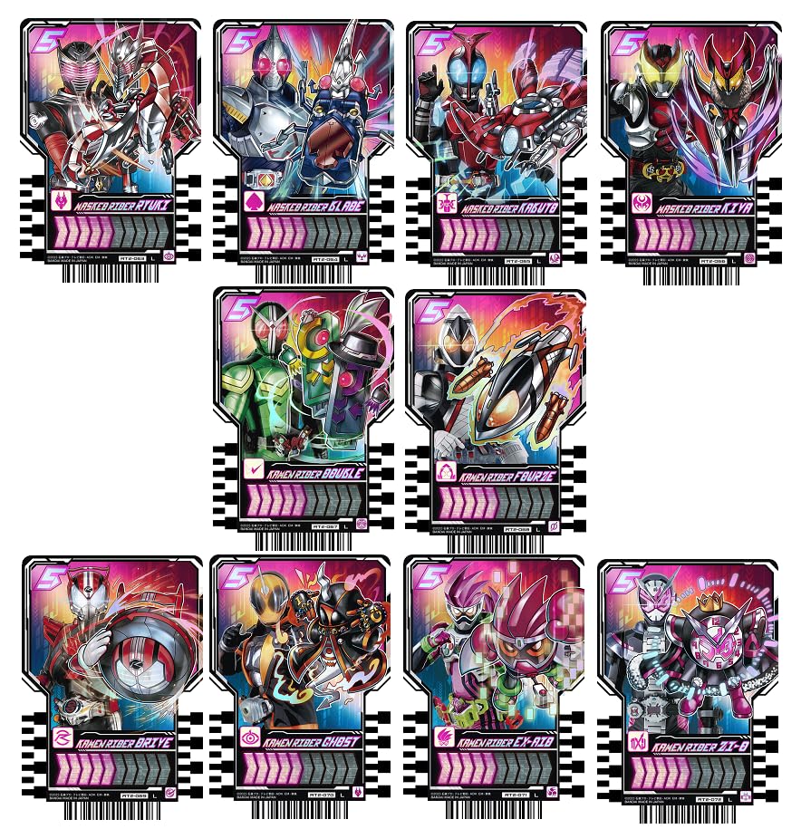 仮面ライダーガッチャード ライドケミートレカ PHASE:02 L レジェンドライダーレア 10種類 セット