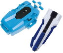 BEYBLADE X ベイブレードX 【2種セット】ストリングランチャーL(ブルーカラー)(BX-34封入品)(簡易包装) + (BX-29) カスタム グリッ...