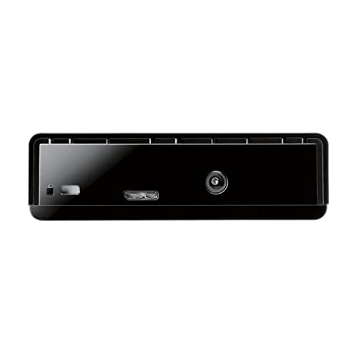 エレコム 外付けHDD ハードディスク ハイブリッドドライブ 6TB テレビ録画用/Mac/Windowsブラック ELD-HTV060UBKのサムネイル