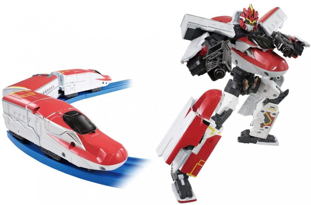 [箱無し] [未使用] タカラトミー プラレール 新幹線変形ロボ シンカリオンZ シンカリオンZ E6こまち レッドのサムネイル
