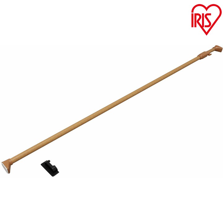 【送料無料】木調強力伸縮棒 H-MNPJ-280 ダークブラウン (幅170〜280cm) アイリスオーヤマ