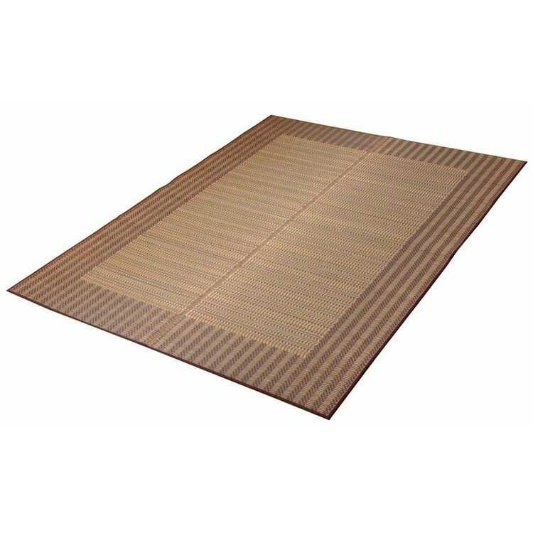 Rakuten - い草ラグ 3畳 国産 モダン 『Fナール』 約191×250cm （裏:ウレタン） 送料無料 い草 ラグ マット い草ラグ 国産 モダン い草マット 国産マット ラグい草 【TD】 【イケヒコ】