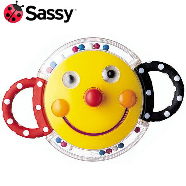 送料無料 ダッドウェイ Sassy スマイリーフェイス・ラトルTYSA824 【ベビー・おもちゃ】
