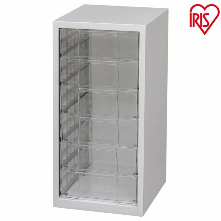 スチールフロアケース ホワイト SFE-6006送料無料 レター 手紙 書類 整理 整頓 収納 片付け 用紙 紙 小物 封筒 文房具 文具 ケース 引き出し 棚...