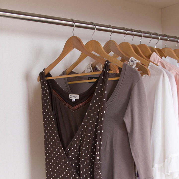 20本セット 木製ハンガー5本組×4個セット MH-5P 送料無料 木製ハンガー 洋服ハンガ...