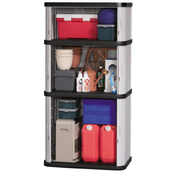 ミニロッカーML-1850V[物置/屋外収納/収納倉庫/ストッカー/ガーデニング用品収納ベランダ収納/園芸用品/収納庫/アイリスオーヤマ]送料無料