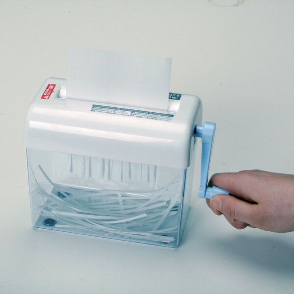 シュレッダー アイリスオーヤマ 事務用品 オフィス 書類 破棄 整理 大掃除 送料無料 ハンドシュレッダー H62ST 手動 業務用 家庭用