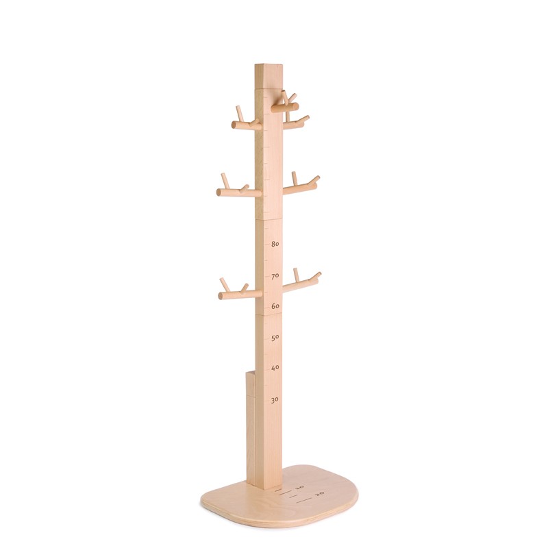 GENKI-METER ナチュラル GE-METER-NA送料無料 インテリア 身長計 ポールハンガー 天然木 木製品 ハンガースタンド 思い出 成長記録 【TD】 【代引不可】