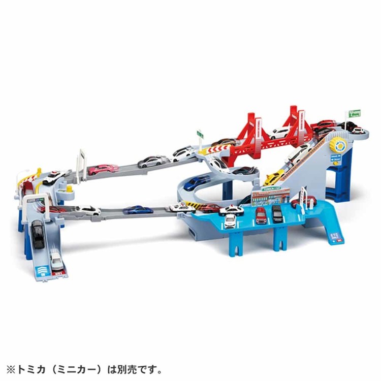 コースがのび〜る！2WAYにぎやか高速どうろ トミカ にぎやか高速どうろ コースがの...