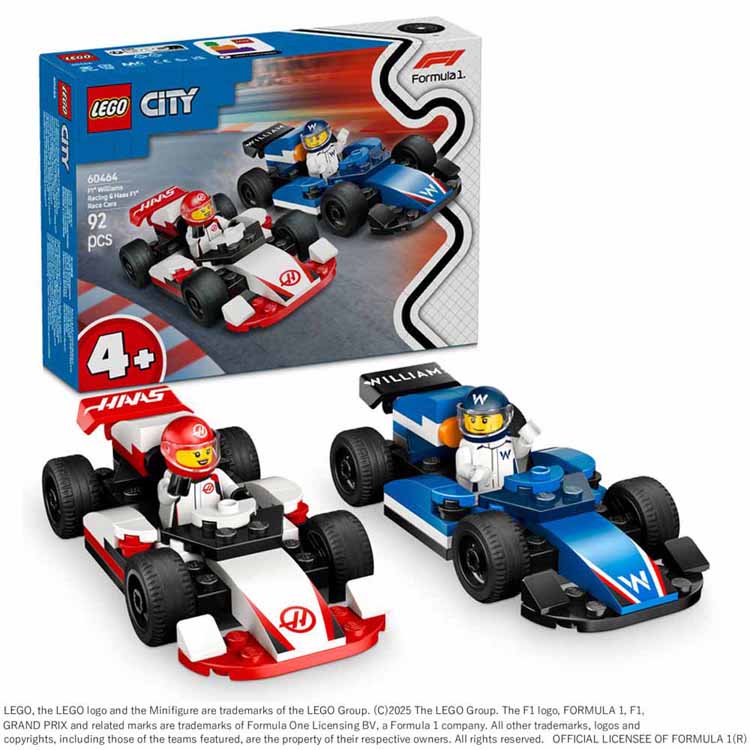レゴ LEGO 60464 CITY シティ F1エフワン ウィリアムズ F1 レースカーコンボ F1(R) Williams Racing & Haas F1(R) レースカーコンボ 60464 レゴ 【toy】