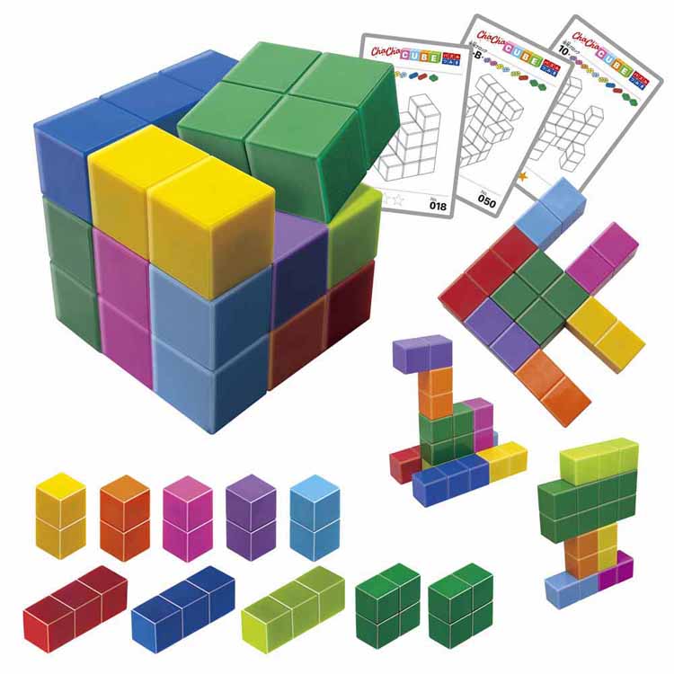 [11%OFF]チャチャキューブ パズル つみき 1718脳トレ つみき パズル 知育 ギフト プレゼント 立体パズル 磁石 マグネット ゲーム 増田屋コーポレーション 【toy】[2603SE]