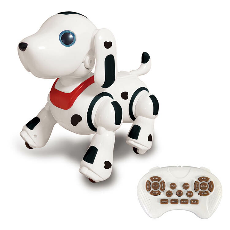 ロボパピー フレンドリー！プッチ 犬ロボ 犬 ロボット ダルメシアン 充電式 ペットロボ ラジコン リモコン ペット 室内 TKSK株式会社 【toy】[2603SE]