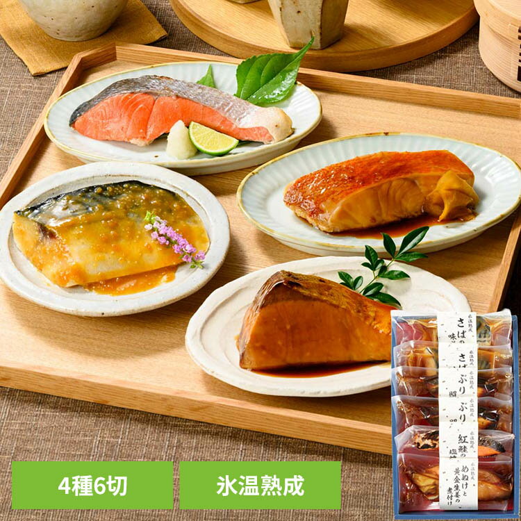 【山陰大松】氷温熟成 煮魚・焼魚ギフトセット6切 NYG-6氷温熟成 魚 おかず 便利 簡単 ギフト 冷凍 手軽 美味しい 惣菜 【TD】 【代引不可】 kyarahouse-10155474 こどもラボ パッケージ画像