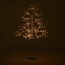 ミニLEDツリー 150CM ホワイト 16435送料無料 クリスマスツリー ミニツリー LED LEDライト イルミネーション クリスマス Xmas 北欧 不二貿易