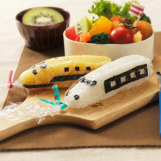 レビュー書いて送料無料!アーネスト電車おにぎり型セット【D】〔キャラ弁/お弁当/アイデアグッズ/遠足/おにぎり型/のりパンチ/簡単/新幹線〕【0829da_ki】【RCP】【after20130610】