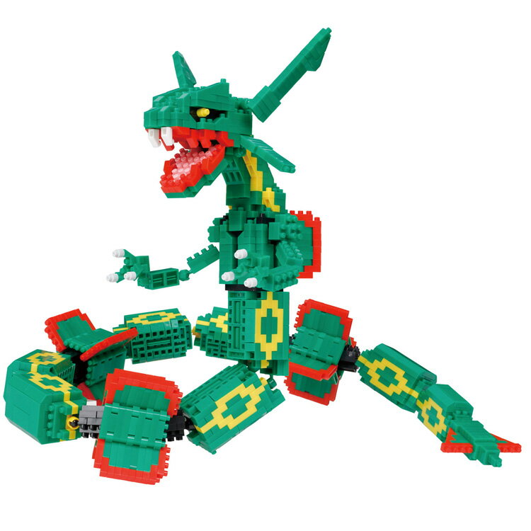 ナノブロック レックウザ エクストリームDX NBPM_074 送料無料 ナノブロック レックウザ ポケモン エクストリームDX nano アニメ ゲーム カワダ 【toy】