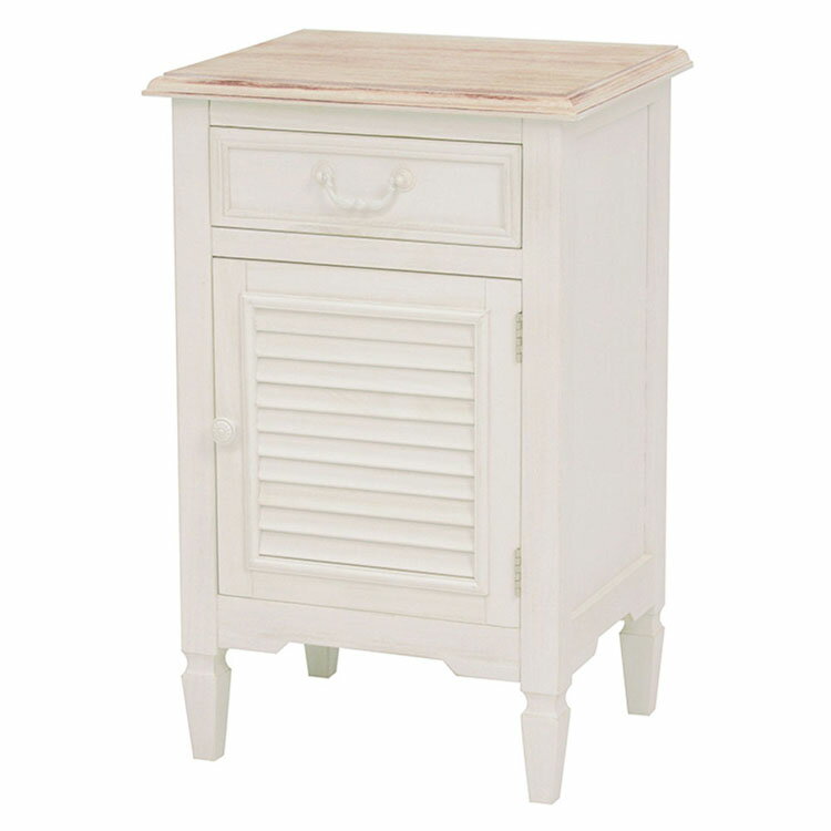 アンティーク調サイドチェスト ホワイト MCH-6166WH送料無料 フレンチ アンティーク風 チェスト サイド..