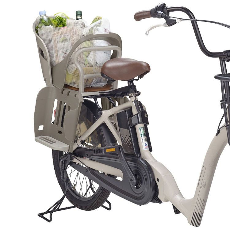 OGKリアチャイルドシート POPOLA RBC-019送料無料 自転車用チャイルドシート 後子供乗せ ポポラ リヤチャイルドシート OGK 自転車子供乗せ 後乗せシート POPOLA 自転車 チャコール ブラウン グレージュ 3