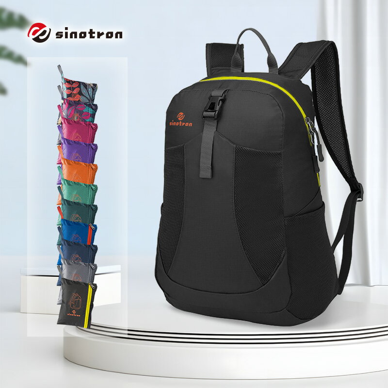 Rakuten - Sinotronアウトドアバック 折畳みリュック 超軽量携帯リュック 耐久性のある 22L大容量リュック バックパック リュックサック アウトドアバック 通勤 おしゃれ バッグ リュックレディース メンズバッグ 旅行バッグ 防水耐久性 3色
