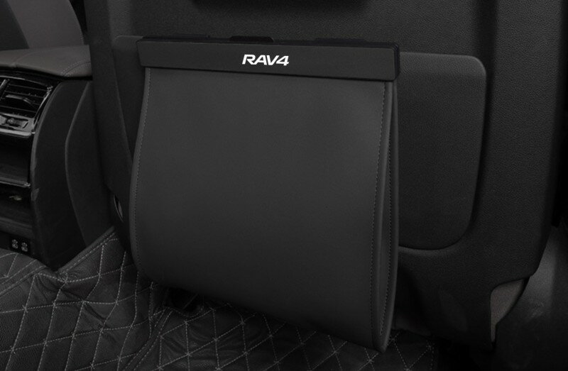 Rakuten - 【RAV4専用】車用ゴミ箱 RAV4 50系 RAV4 5代目 XA50型 対応 マグネット 車用収納ケース 助手席 後部座席 フック付き ゴミ入れ 5kg 車 カー用品 収納 車用 ゴミ箱 小物入れ 便利グッズ PUレザー 大容量 マグネット 防水 多機能