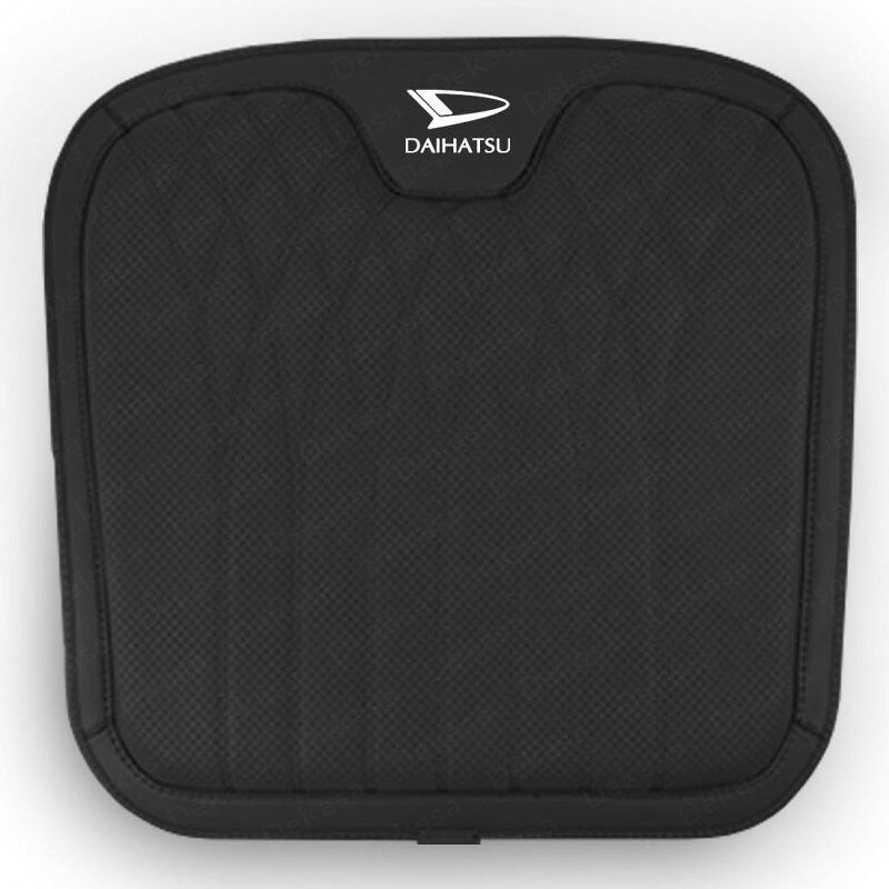 Rakuten - 【ダイハツ専用】座布団 車用 ランバーサポート シートクッション 車用 シートカバー 腰枕+座布団 車クッション PUレザー カークッション 腰クッション 運転 背もたれ 圧力分散 四季汎用 滑り止め 防塵 取付簡単 汚れ防止 座席カバー