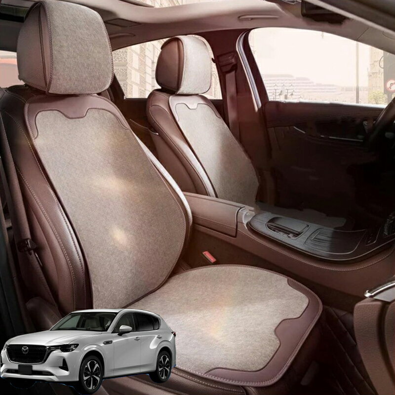 Rakuten - マツダ CX-60 シートカバー 車用 座席カバー 防寒 シェニール素材 車シートクッション 可愛いマット カーシートカバー 全車用 座布団 車クッション 運転席 後部座席 防塵 汚れ防止 取付簡単 軽自動車 車用シートカバーセット 滑り止め 柔らかい