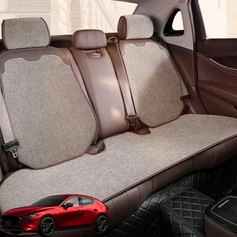 Rakuten - マツダ MAZDA3ファストバック シートカバー 車用 座席カバー 防寒 シェニール素材 車シートクッション 可愛いマット カーシートカバー 全車用 座布団 車クッション 運転席 後部座席 防塵 汚れ防止 取付簡単 軽自動車 車用シートカバーセット 滑り止め 柔らかい