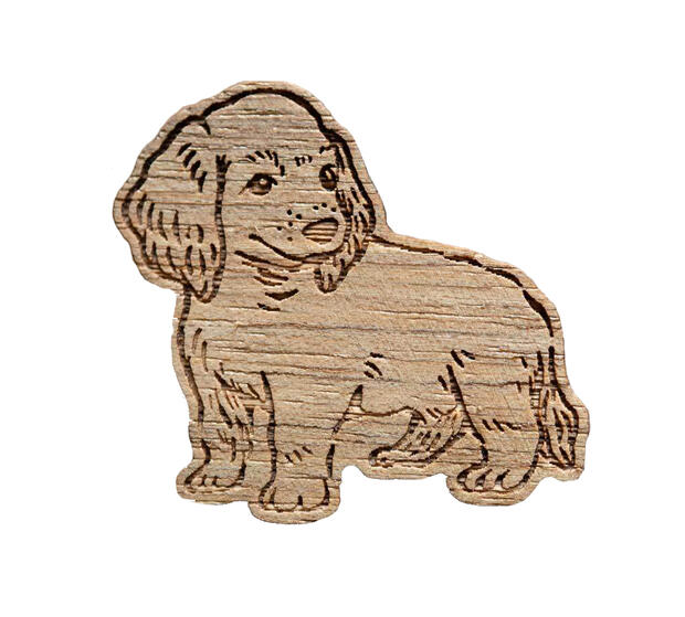 【木tch】クルミの木・ブローチ koinu（コイヌ）