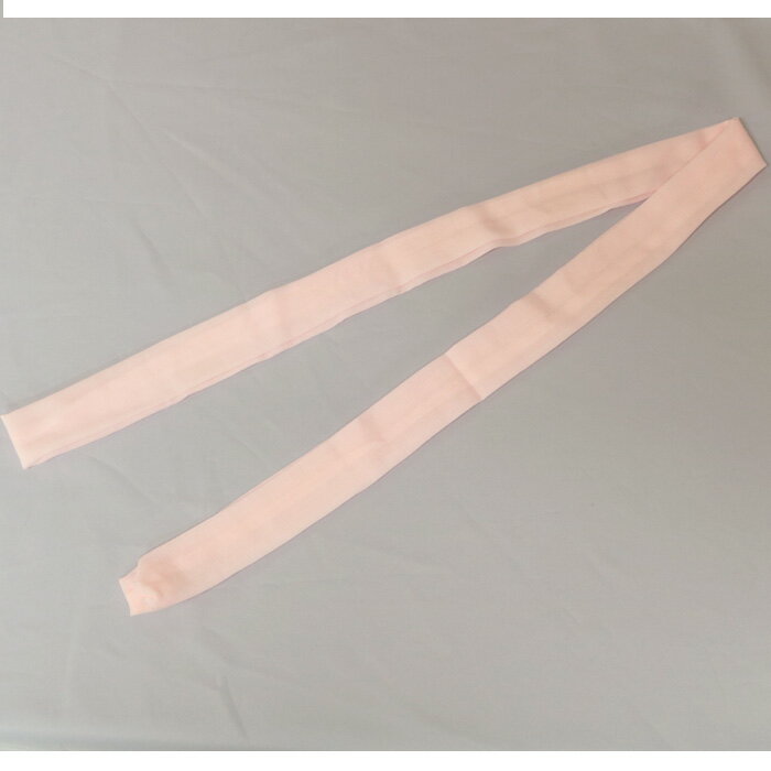 【メール便可】モスリン こしひも 腰紐 ピンク 純毛 毛100％ 単品 着付小物 基本的な着付け小物 着物 浴衣 襦袢 長襦袢 おはしょり 様々な着付けに使えます